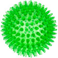 Игрушка для собак Мяч массажный 10см прозрачный зелёный ZooOne 5100C-1