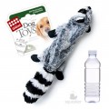 Игрушка для собак Шкурка енота 52см с бутылкой пищалкой ткань/пластик GiGwi