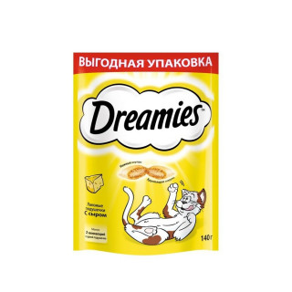 Лакомство Dreamies 140г для кошек с сыром