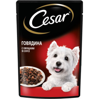 Cesar пауч 85г~28 Говядина с овощами