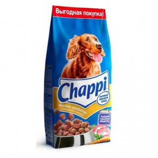 Чаппи сухой 15кг~1 для собак сытный мясной обед Мясное Изобилие
