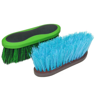 Щетка сметка (brush) для лошади с длинной синтетической щетиной EQUIMAN 5013L