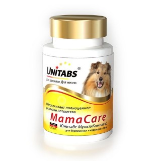 ЮНИТАБС МамаКарэ с B9 100 таб для беременных собак U208 Экопром