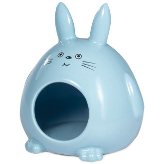 Домик для мелких животных Кролик 130*115*145мм керамика Triol 42031014