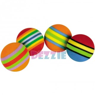 Игрушка для собак Теннисный мяч 7,5см с глазами латекс L-435 ZooOne