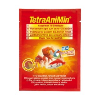 Корм TETRA AniMin Goldfish Flakes 12г для всех видов золотых рыбок хлопья