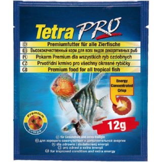 Корм TETRA Min Pro Crisps 12г для всех видов аквариумных рыб чипсы