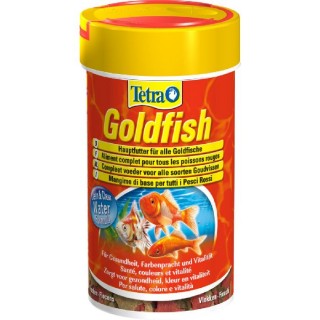 Корм TETRA Goldfish 100мл для всех видов золотых рыбок хлопья