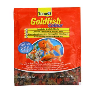 Корм TETRA Goldfish Color 12гр для золотых рыбок для улучшения окраса хлопья