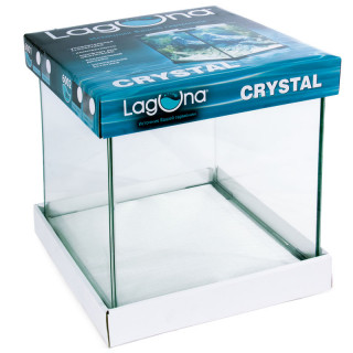 Аквариум Crystal 6002B 18л черный 250*250*300мм Laguna