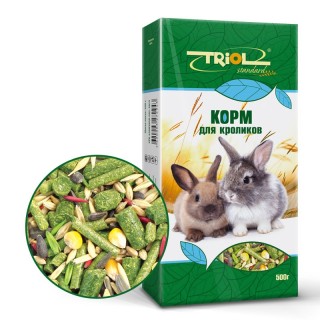 Корм Триол Triol Standard 500г для кроликов 1/20 40111005