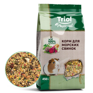 Корм Триол Triol Original 450г ПАКЕТ для морских свинок 1/24 uЕ162