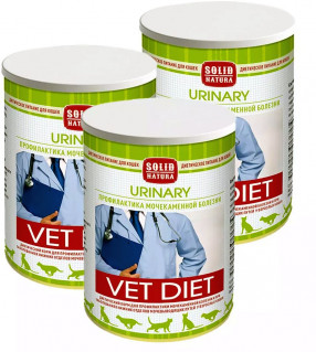 Solid Natura VET Urinary диета 340г влажный для кошек профилактика МКБ