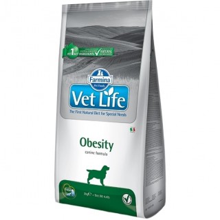 Farmina VetLife Obesity 2кг для собак диета при ожирении