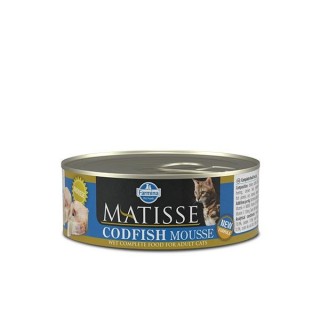 Farmina Matisse Mousse Codfish консервы 85г для кошек мусс с треской