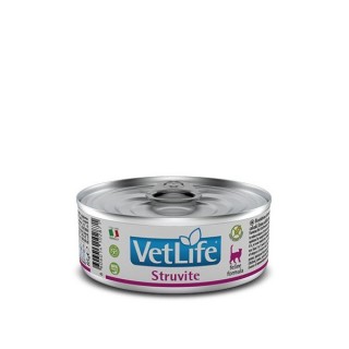 Farmina VetLife Cat Struvite консервы 85г для кошек диета при МКБ струвитного типа