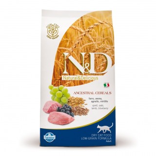 Farmina Ancestral Grain Lamb&Blueberry 1,5кг для взрослых кошек Ягненок/Черника