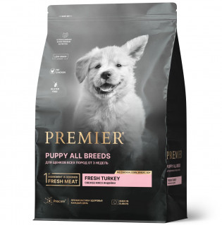 Premier Dog Turkey PUPPY 1кг для щенков мясо индейки