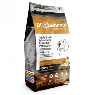 ProBalance 3кг Immuno Adult Small&Medium для взрослых собак мелких и средних пород