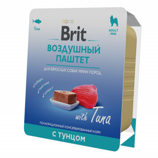 Brit Premium Воздушный паштет 100г Тунец для взрослых собак мелких пород