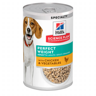 Корм Hills Science Plan консервы 363г Perfect Weight для собак всех пород, с курицей и овощами