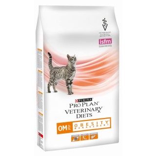 Purina ProPlan Veterinary Diets ветеринарная диета Obesity Management OM сухой 1,5кг для кошек при ожирении /4