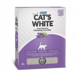 Наполнитель Cats White BOX Premium Lavender 10л комкующийся аромат лаванды