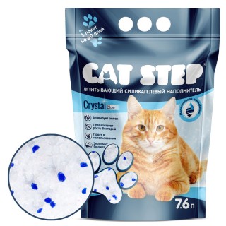 Наполнитель Cat Step Arctic Blue 7,6л /3,53кг силикагель впитывающий