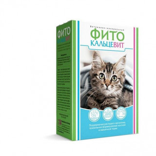 ФИТОКАЛЬЦЕВИТ 250г для кошек витаминно-минеральная смесь