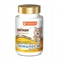 ЮНИТАБС ИммуноКэтт 120таб с Q10 и таурином для кошек от 1 до 8лет U303