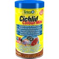 Корм TETRA Cichlid Colour Mini 500мл для цихлид улучшение окраса мульти шарики