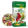 Корм Триол Triol Standard 500г для мелких и средних попугаев с фруктами 1/20