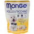 Корм Monge Dog Grill пауч 100г для собак курица с индейкой