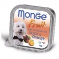 Корм Monge Dog Fruit консервы 100г для собак утка/апельсин