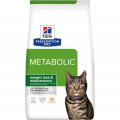 Корм Hills Prescription Diet ветеринарная диета Metabolic сухой 3кг для кошек коррекция веса