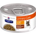 Корм Hill`s Prescription Diet ветеринарная диета C/D консервы 82г*24 для кошек урология Курица 603873