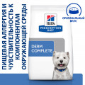 Корм Hills Prescription Diet ветеринарная диета Derm Complete сухой 1кг для мелких собак Здоровье кожи