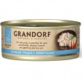 Grandorf консервы 70г~6 для кошек Куриная грудка с креветками