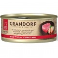 Grandorf консервы 70г~6 для кошек Филе тунца с креветками