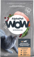 AlphaPet WOW 1,5кг для стерилизованных кошек c цыпленком