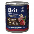 Brit Premium by Nature Heart & Liver консервы 850г Сердце и печень для собак