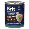 Brit Premium by Nature консервы 850г с Индейкой и Уткой для собак