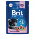 Brit Premium пауч 85г для котят белая рыба в соусе 5048861
