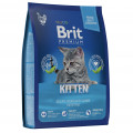 Brit Premium Kitten 400г для котят с курицей и лососем