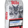 BLITZ Sensitive Cat Turkey Sterilised сухой 10кг Индейка для стерилизованных кошек