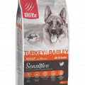 BLITZ Sensitive Adult Turkey&Barley 15кг для собак всех пород Индейка&Ячмень