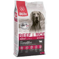 BLITZ Sensitive Adult Beef&Rice 15кг для взрослых собак всех пород Говядина&Рис