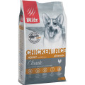 BLITZ Classic Adult Chicken&Rice 2кг для взрослых собак всех пород Курица&Рис