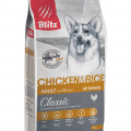 BLITZ Classic Adult Chicken&Rice 15кг для взрослых собак всех пород Курица&Рис