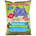 Наполнитель Хэппи Пэт 6л/1,9кг комкующийся растительный кокосовое молоко/япон ча